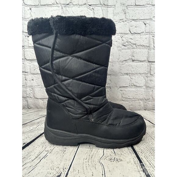 Mountain Warehouse Women’s ICE II Snow Boots With Fur Black Size 8 - Picture 2 of 8